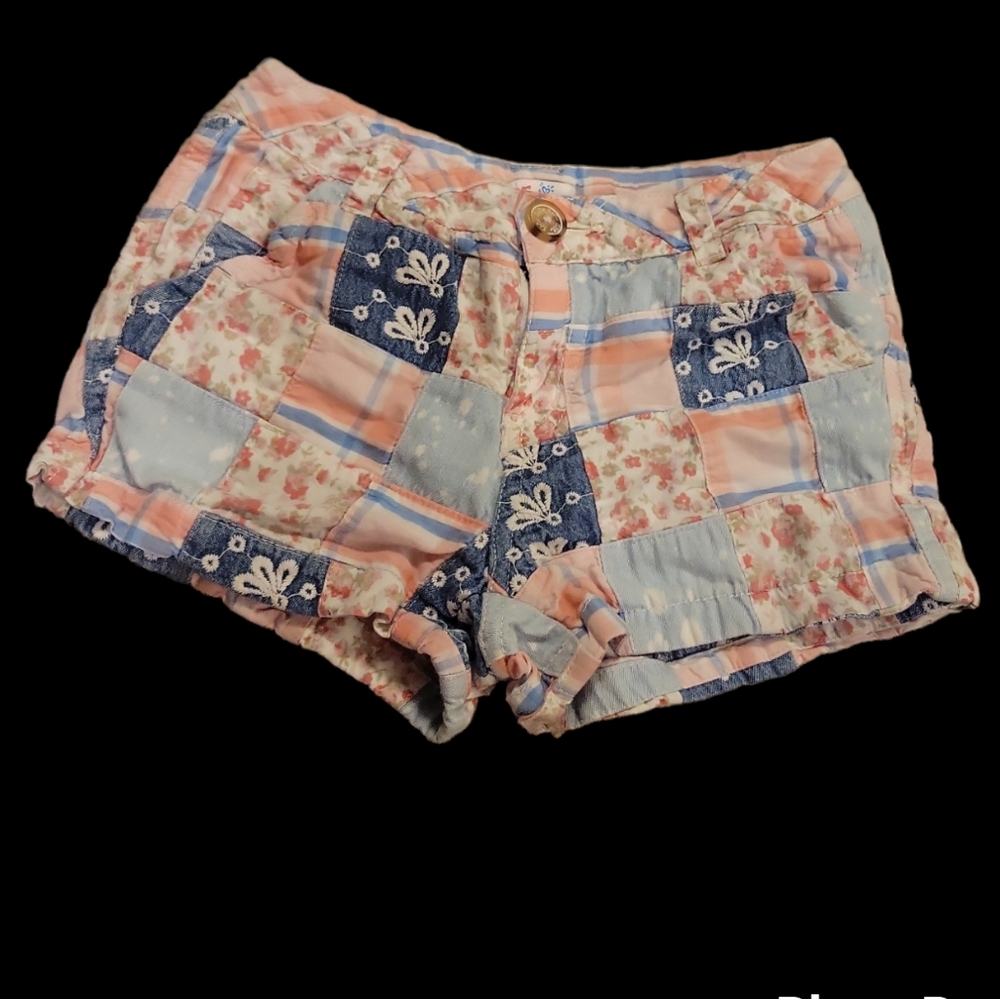 Justice Patchwork Shorts